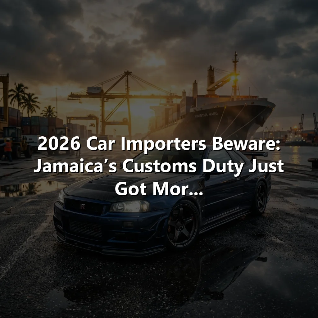 2026 Car Importers Beware: Jamaica’s Customs Duty Just Got Mor...