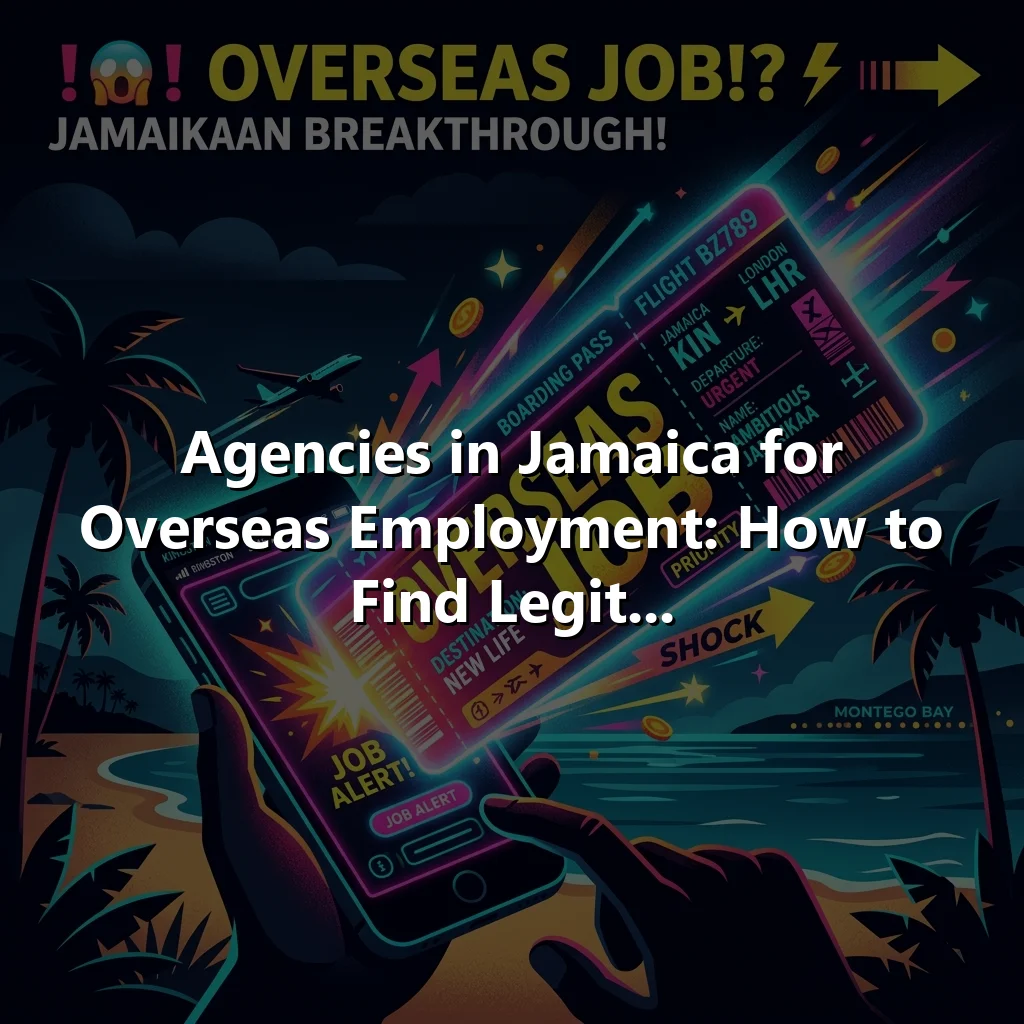Agencies in Jamaica for Overseas Employment: How to Find Legit...