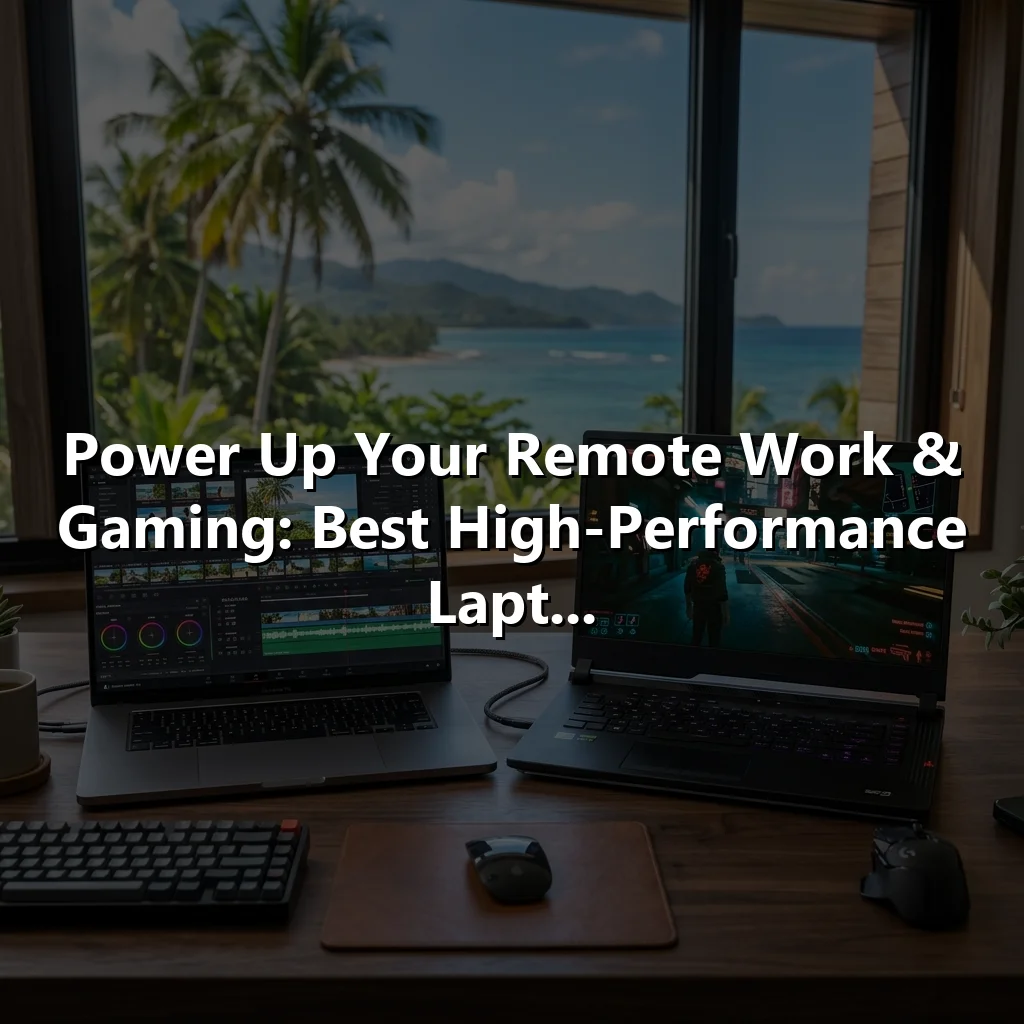 Power Up Your Remote Work & Gaming: Best High-Performance Lapt...