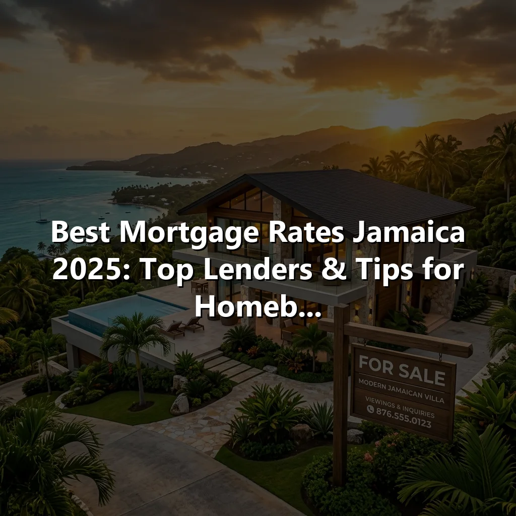 Best Mortgage Rates Jamaica 2025: Top Lenders & Tips for Homeb...