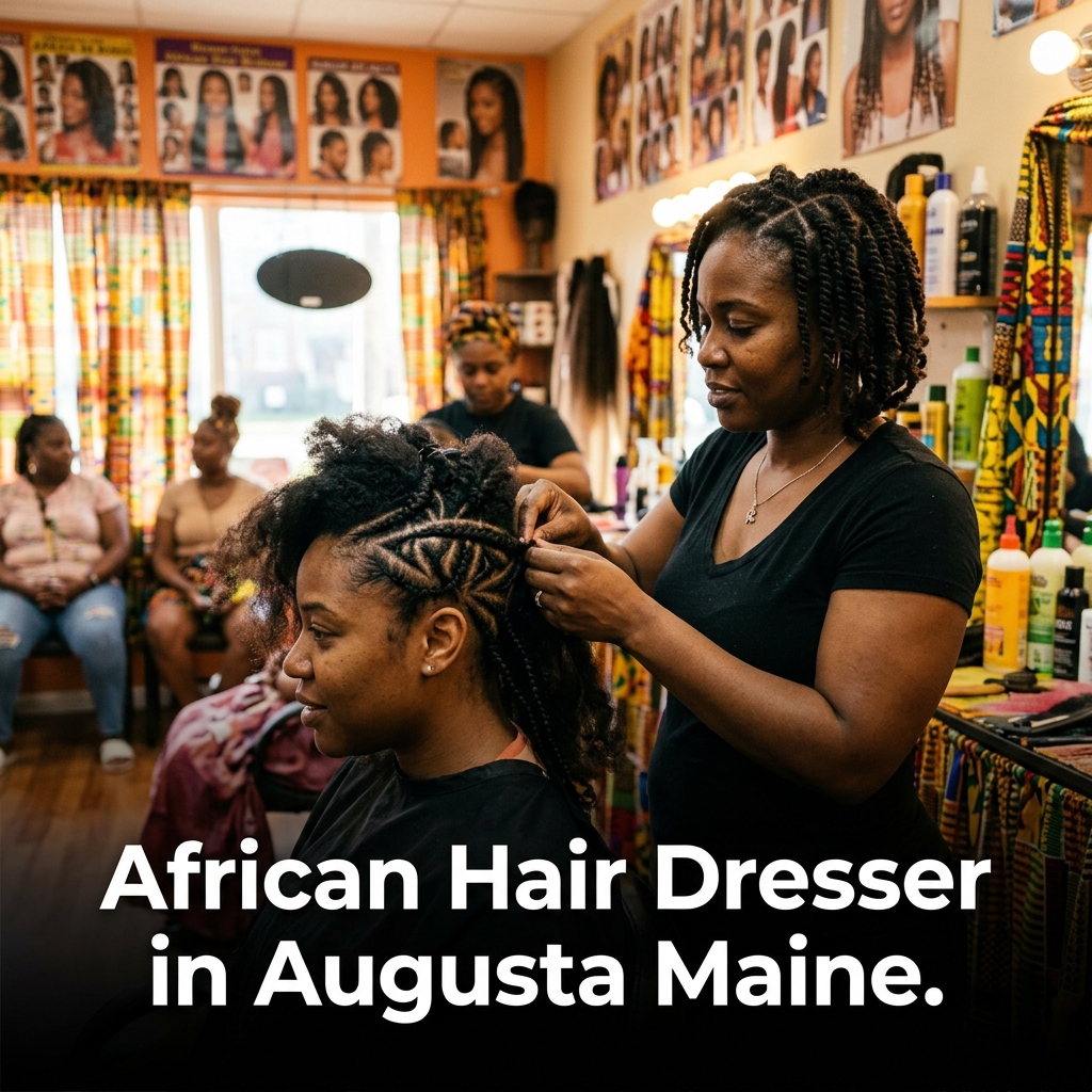 African Hair Dresser in Augusta Maine: Expert Braids, Locs & Natural Hair Care Near You