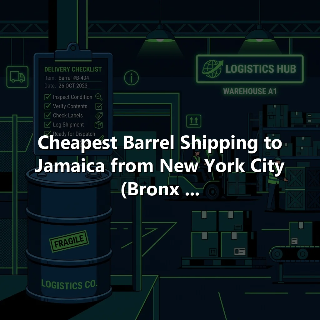 Cheapest Barrel Shipping to Jamaica from New York City (Bronx ...