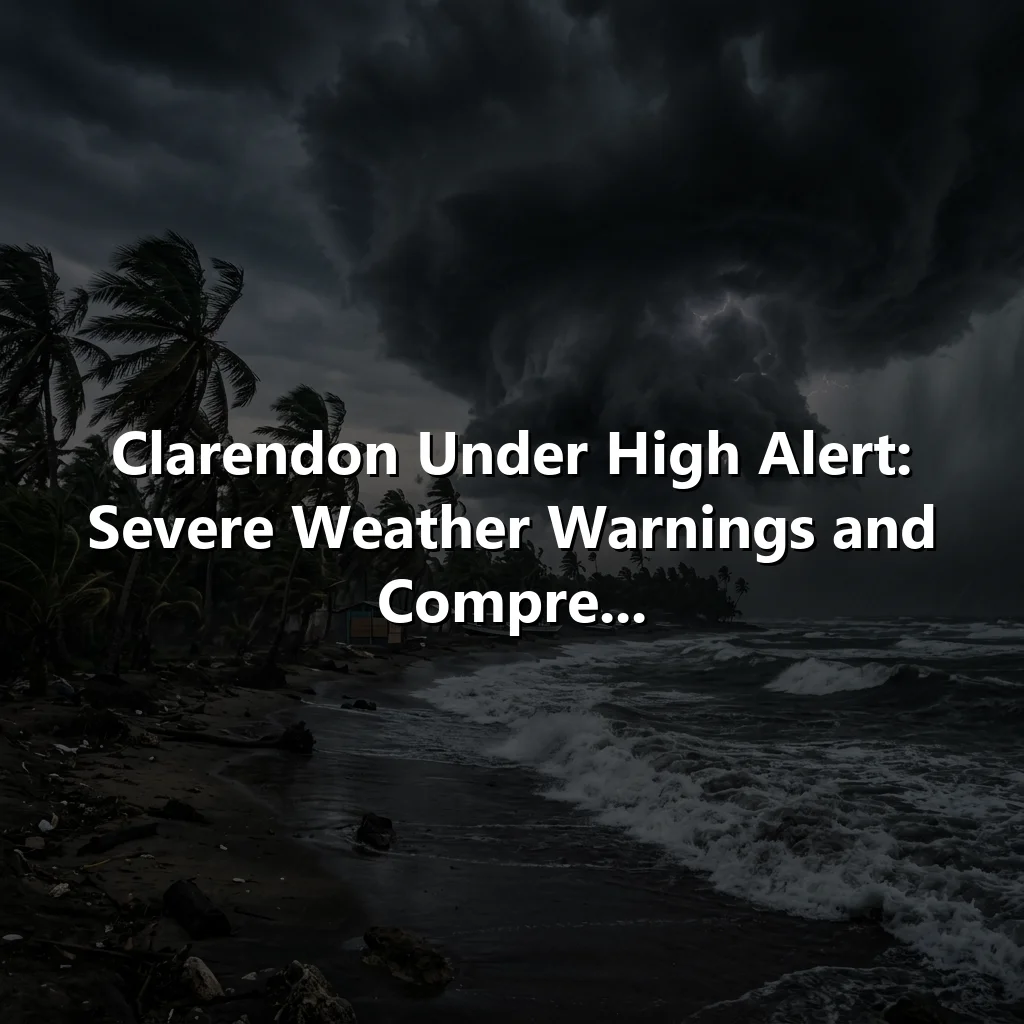 Clarendon Under High Alert: Severe Weather Warnings and Compre...
