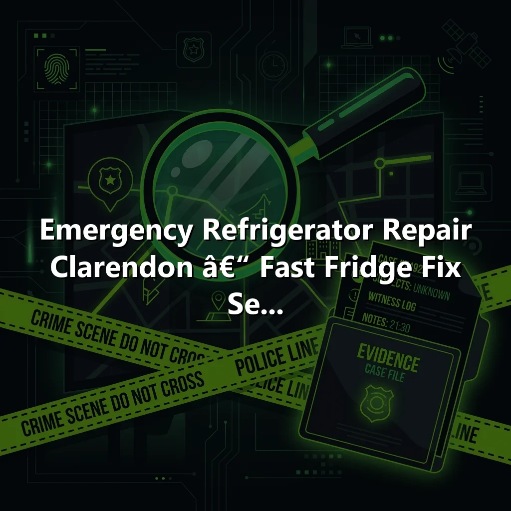Emergency Refrigerator Repair Clarendon â€“ Fast Fridge Fix Se...