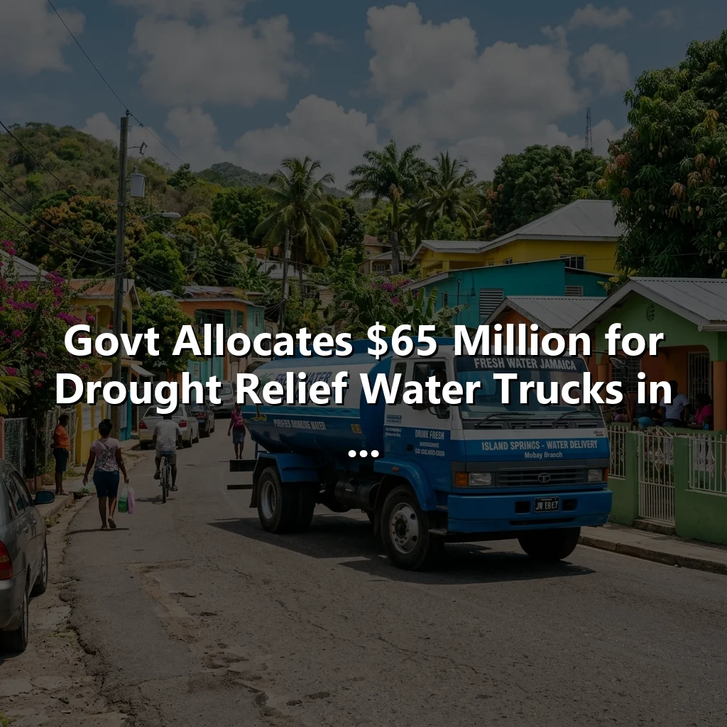 Govt Allocates $65 Million for Drought Relief Water Trucks in ...