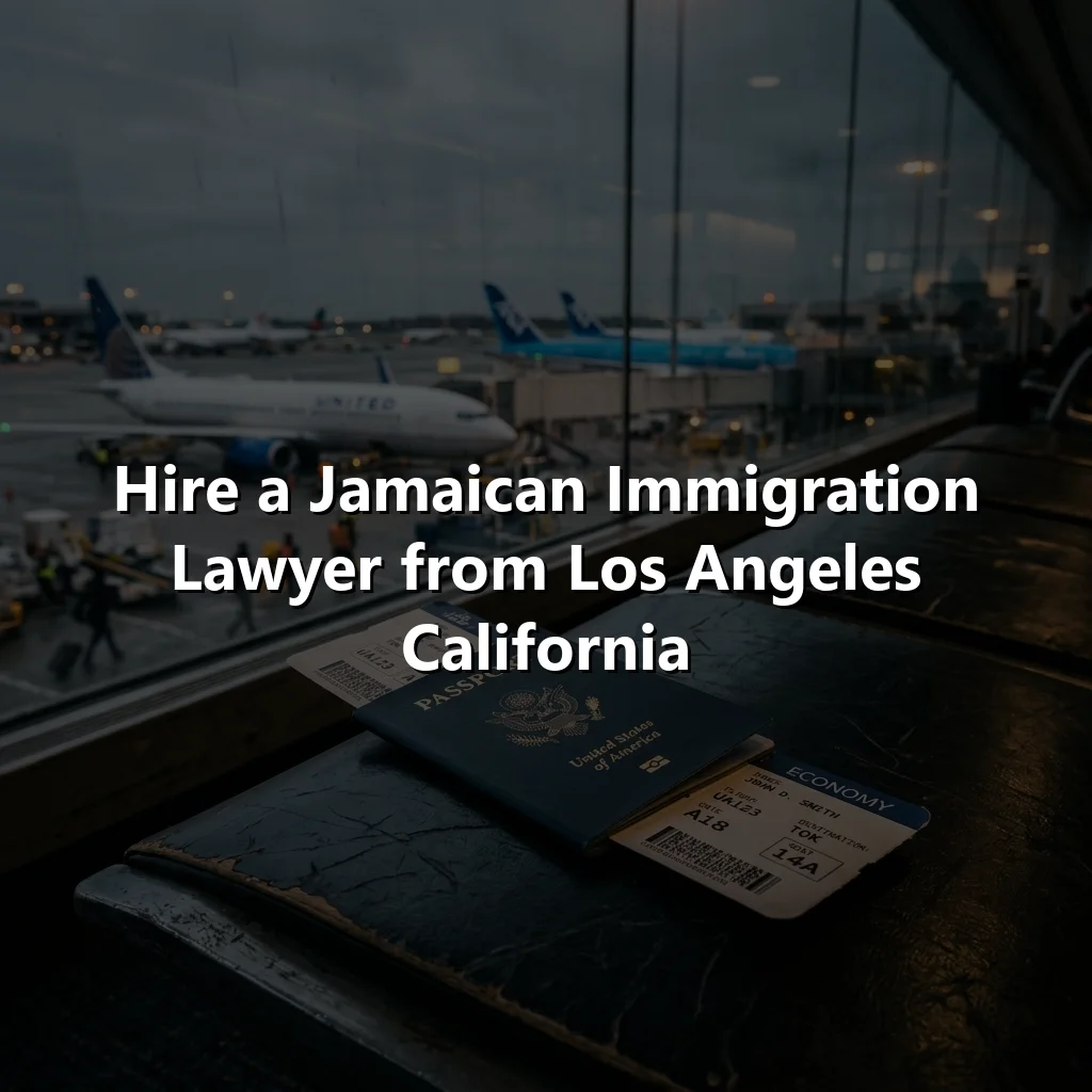 Hire a Jamaican Immigration Lawyer from Los Angeles California