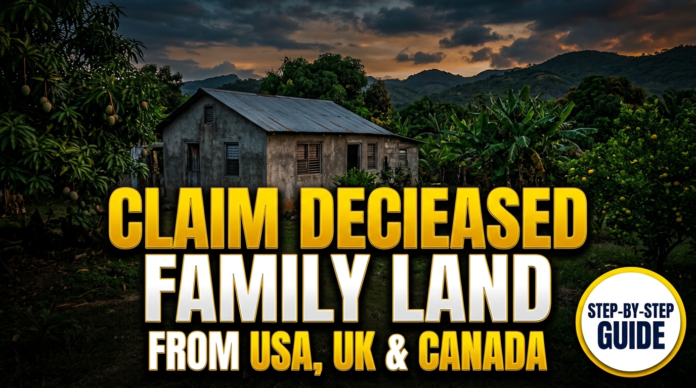 How to Claim Deceased Family Land & Property in Jamaica from the USA (Probate Guide)