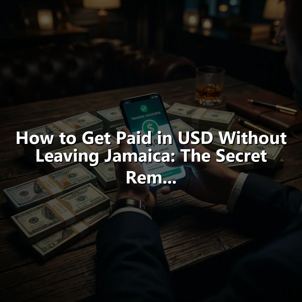 How to Get Paid in USD Without Leaving Jamaica: The Secret Rem...