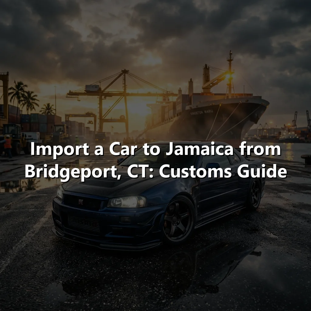 Import a Car to Jamaica from Bridgeport, CT: Customs Guide
