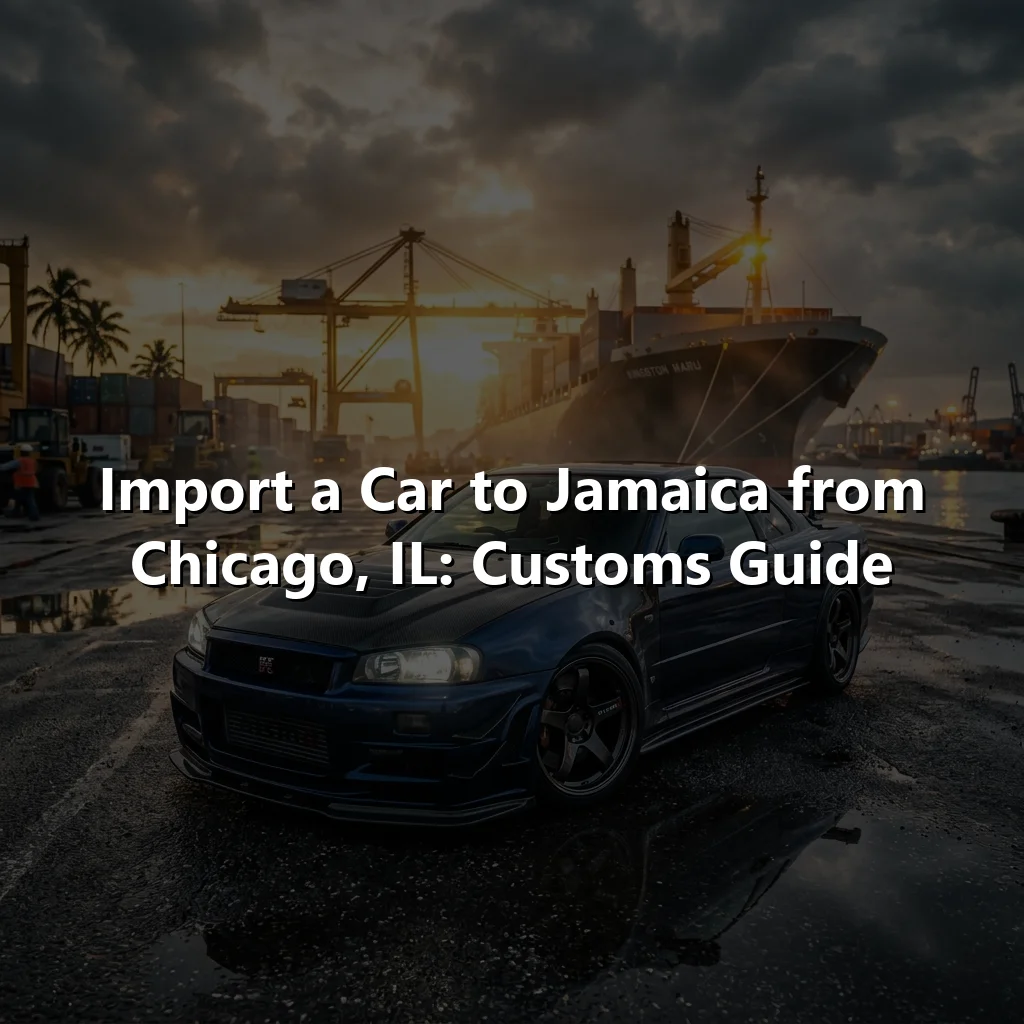 Import a Car to Jamaica from Chicago, IL: Customs Guide