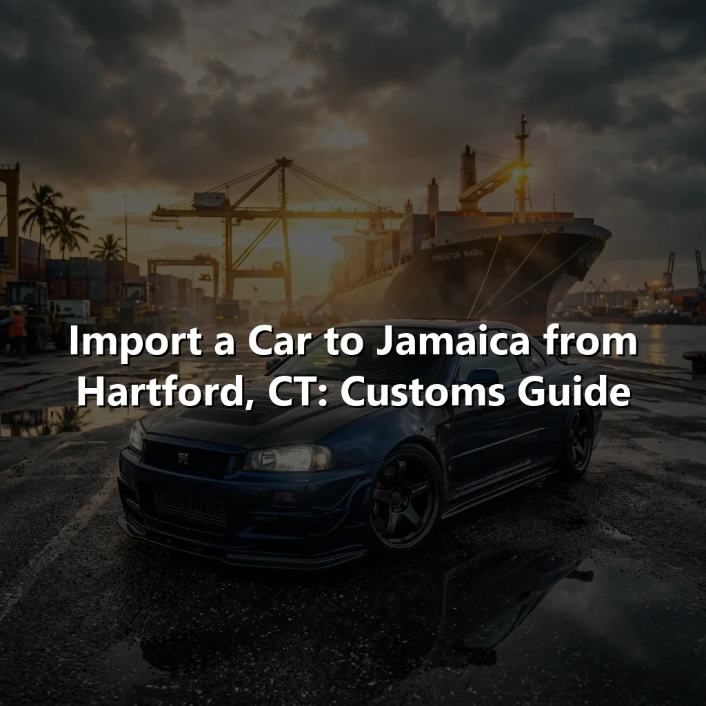 Import a Car to Jamaica from Hartford, CT: Customs Guide