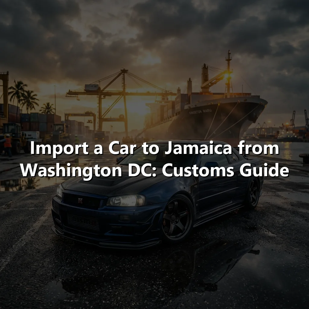Import a Car to Jamaica from Washington DC: Customs Guide
