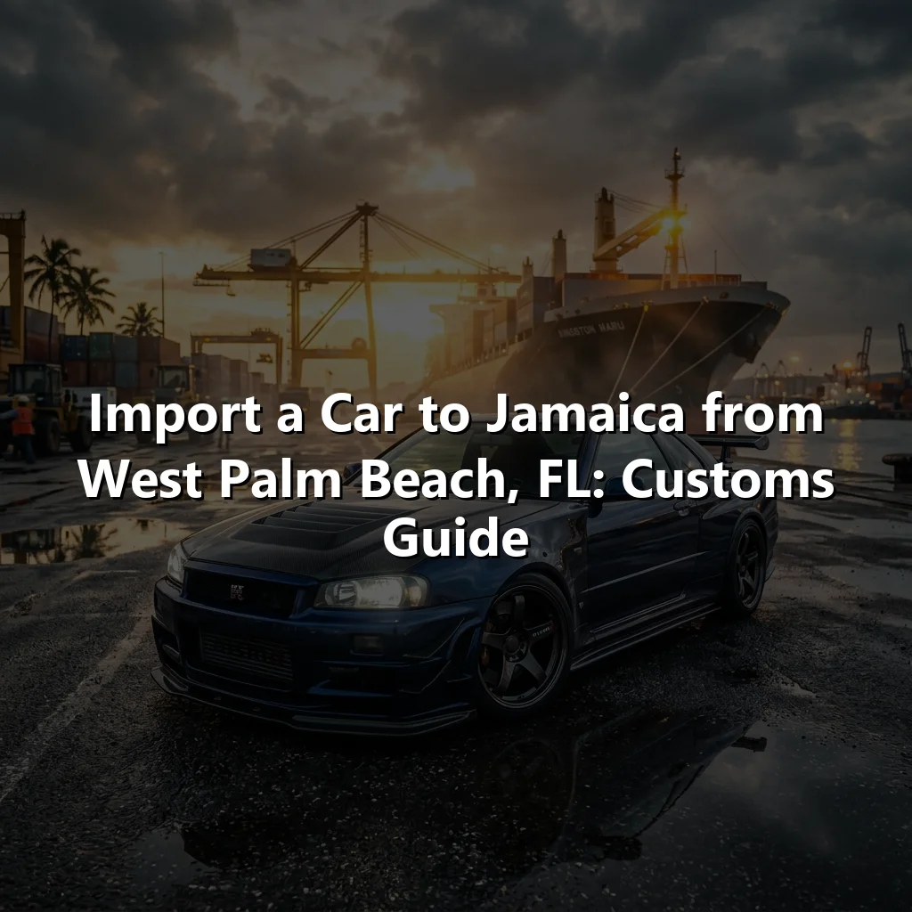 Import a Car to Jamaica from West Palm Beach, FL: Customs Guide