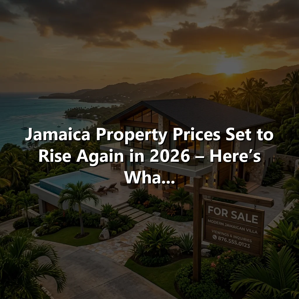 Jamaica Property Prices Set to Rise Again in 2026 – Here’s Wha...