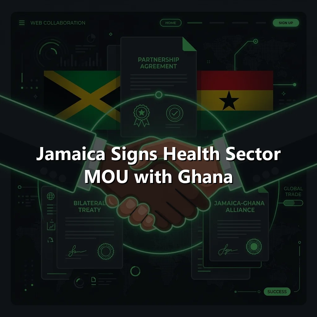 Jamaica Signs Health Sector MOU with Ghana