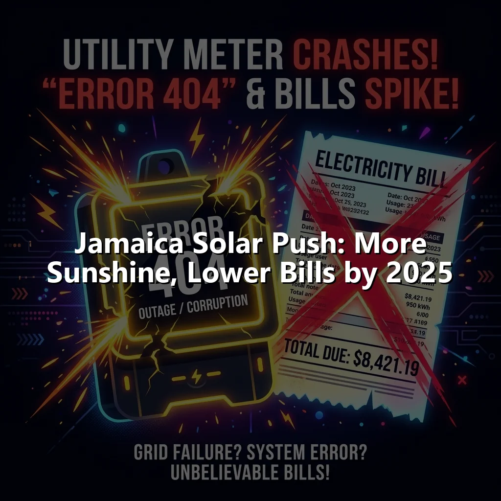 Jamaica Solar Push: More Sunshine, Lower Bills by 2025