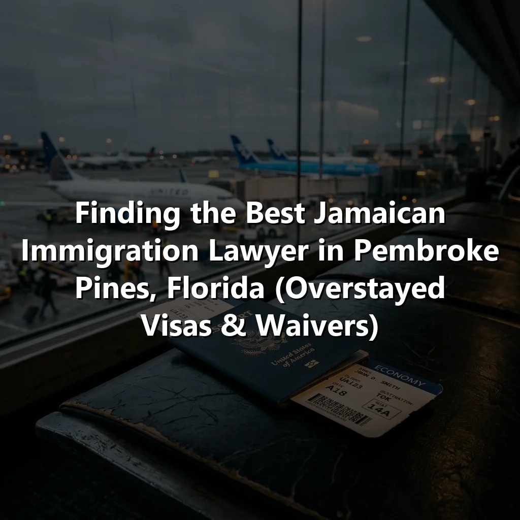 Finding the Best Jamaican Immigration Lawyer in Pembroke Pines, Florida (Overstayed Visas & Waivers)
