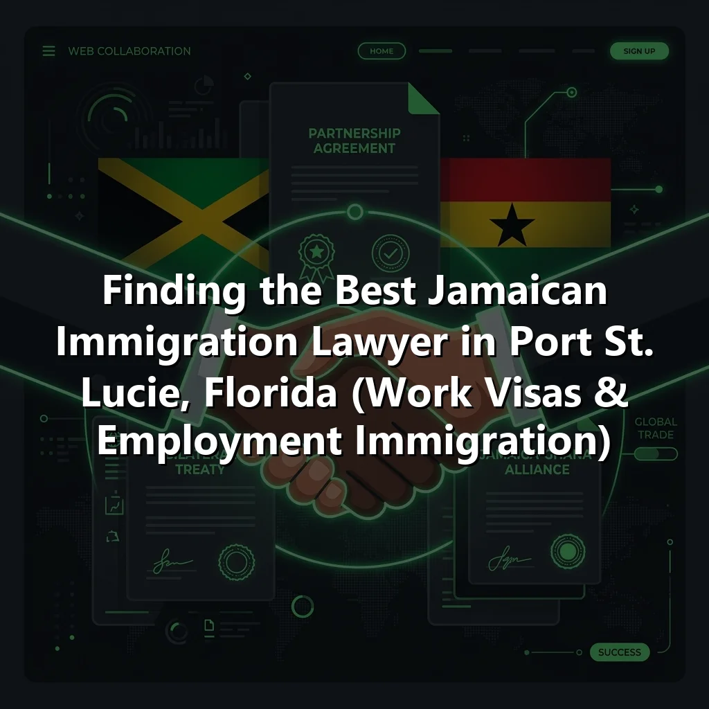 Finding the Best Jamaican Immigration Lawyer in Port St. Lucie, Florida (Work Visas & Employment Immigration)