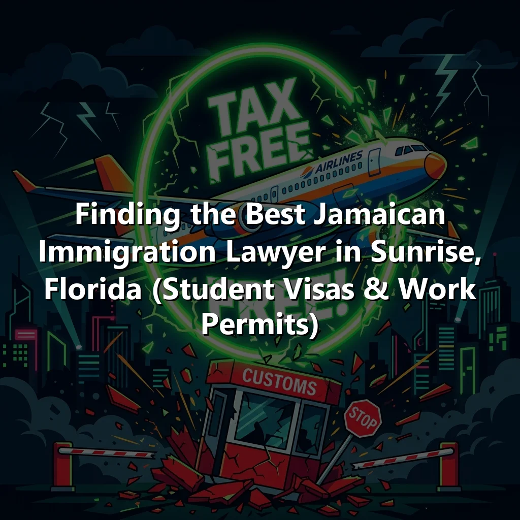 Finding the Best Jamaican Immigration Lawyer in Sunrise, Florida (Student Visas & Work Permits)