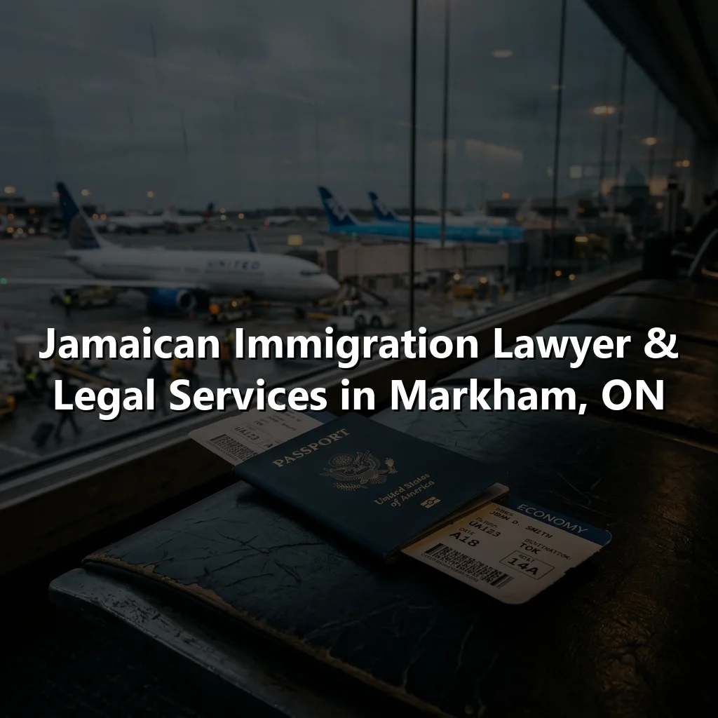 Jamaican Immigration Lawyer & Legal Services in Markham, ON