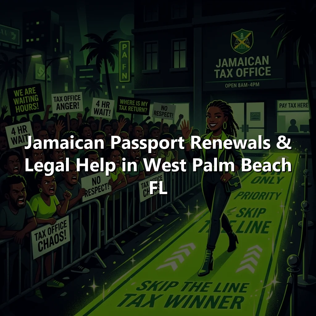 Jamaican Passport Renewals & Legal Help in West Palm Beach FL