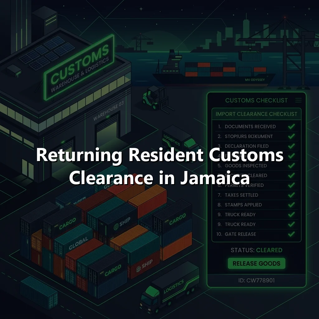 Returning Resident Customs Clearance in Jamaica