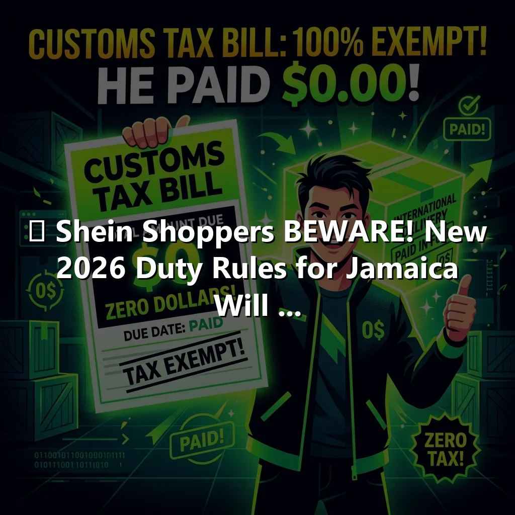 🚨 Shein Shoppers BEWARE! New 2026 Duty Rules for Jamaica Will ...