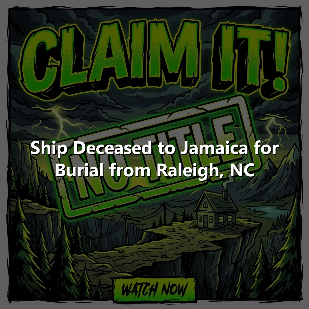 Ship Deceased to Jamaica for Burial from Raleigh, NC