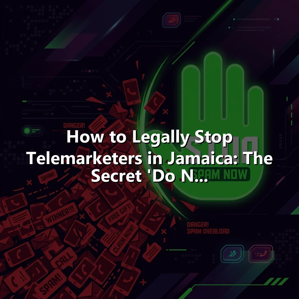 How to Legally Stop Telemarketers in Jamaica: The Secret 'Do N...
