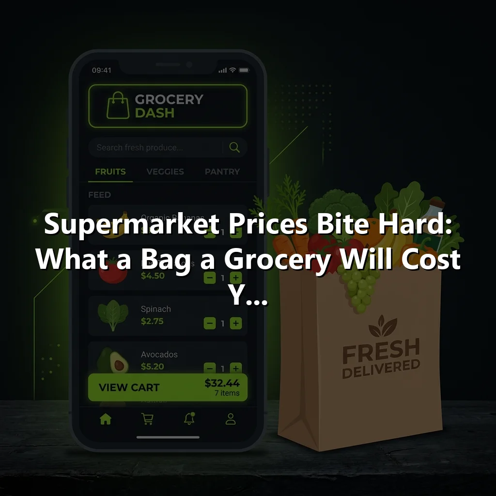 Supermarket Prices Bite Hard: What a Bag a Grocery Will Cost Y...