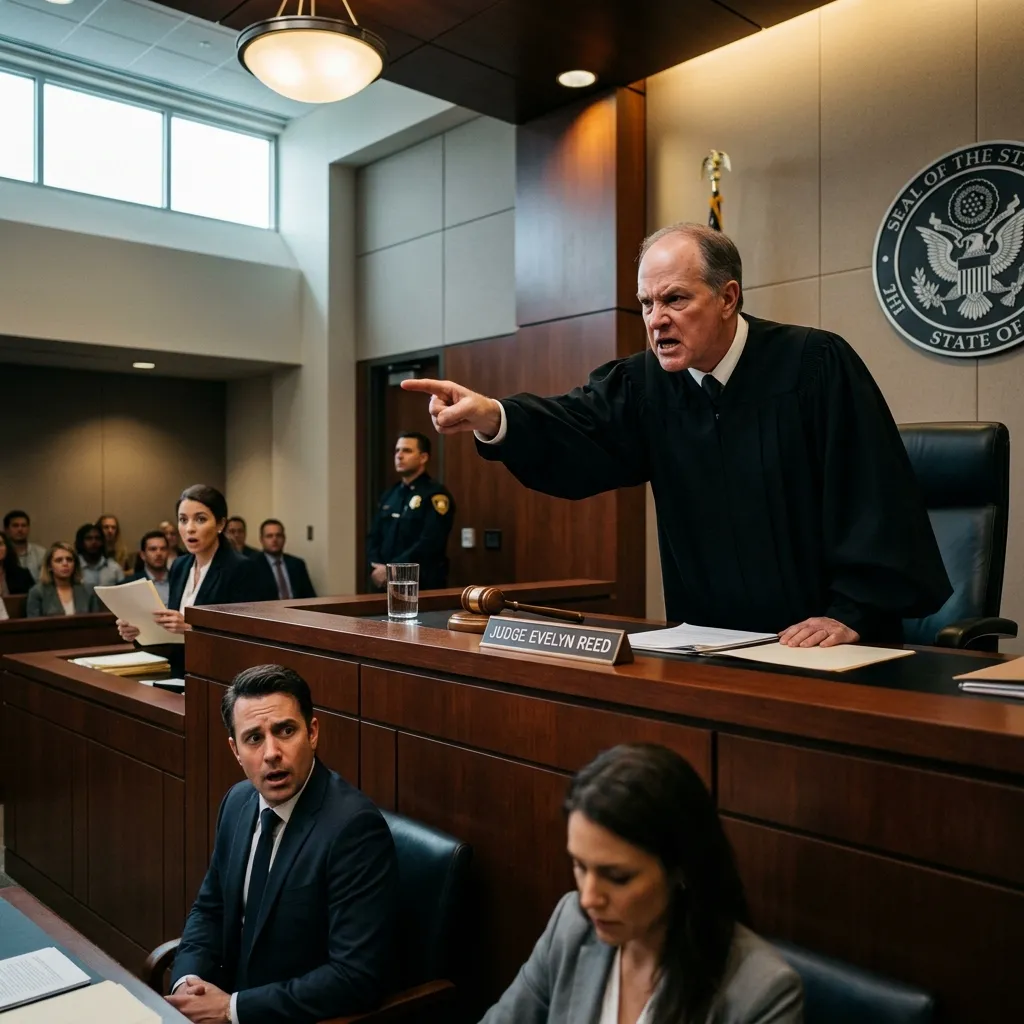 Attorney Released with Stern Warning After Explosive Courtroom Outburst in St. Catherine