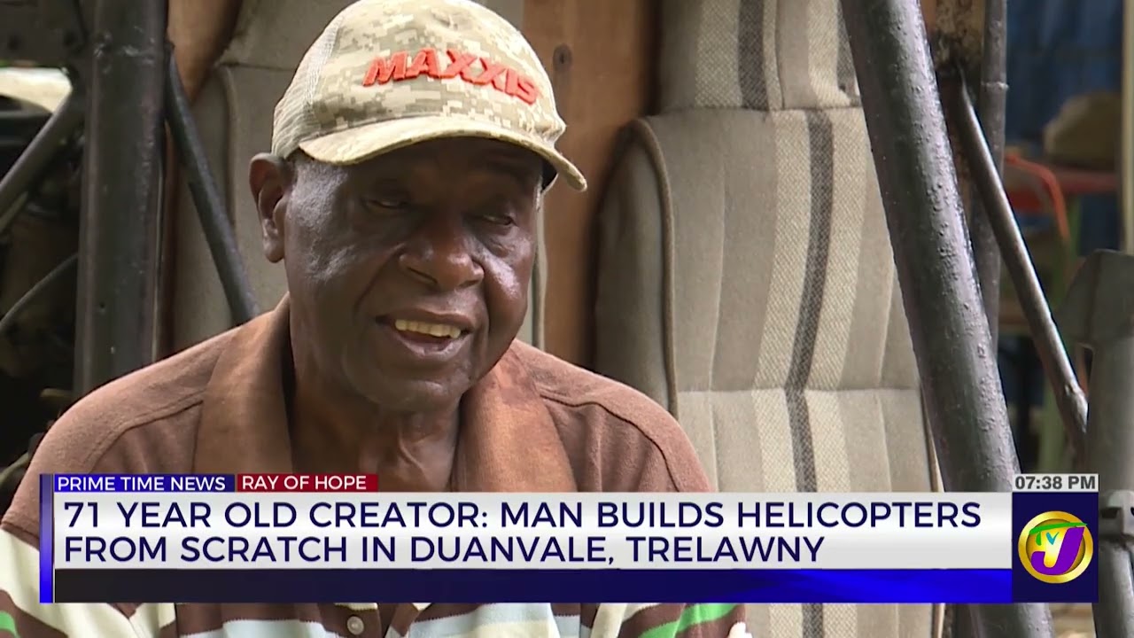 71-Year-Old Creator: Man Builds Helicopters From Scratch in Duanvale, Trelawny | TVJ News