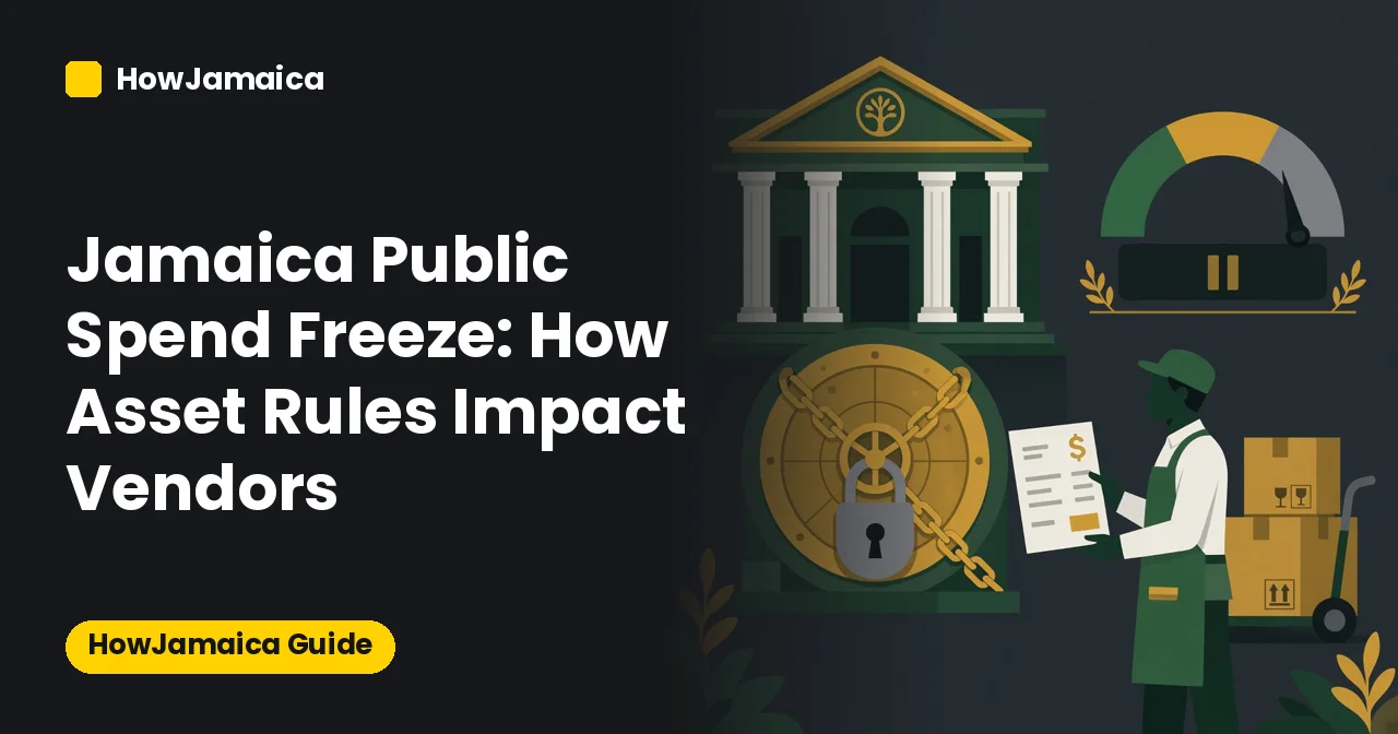 Jamaica Public Spend Freeze: How Asset Rules Impact Vendors