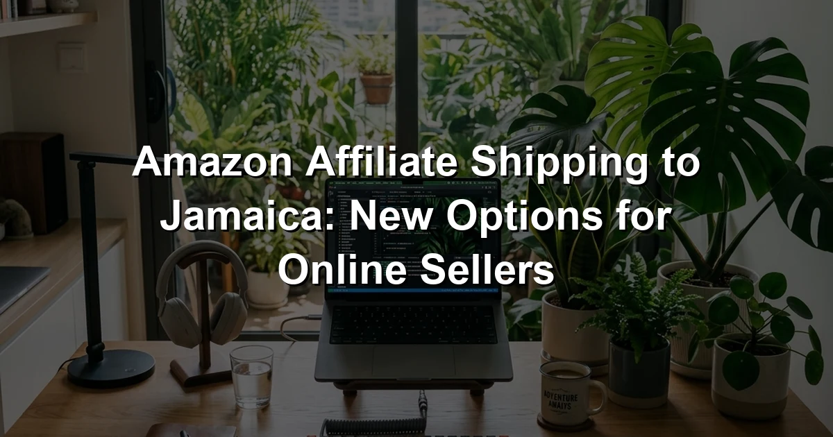 Amazon Affiliate Shipping to Jamaica: New Options for Online Sellers