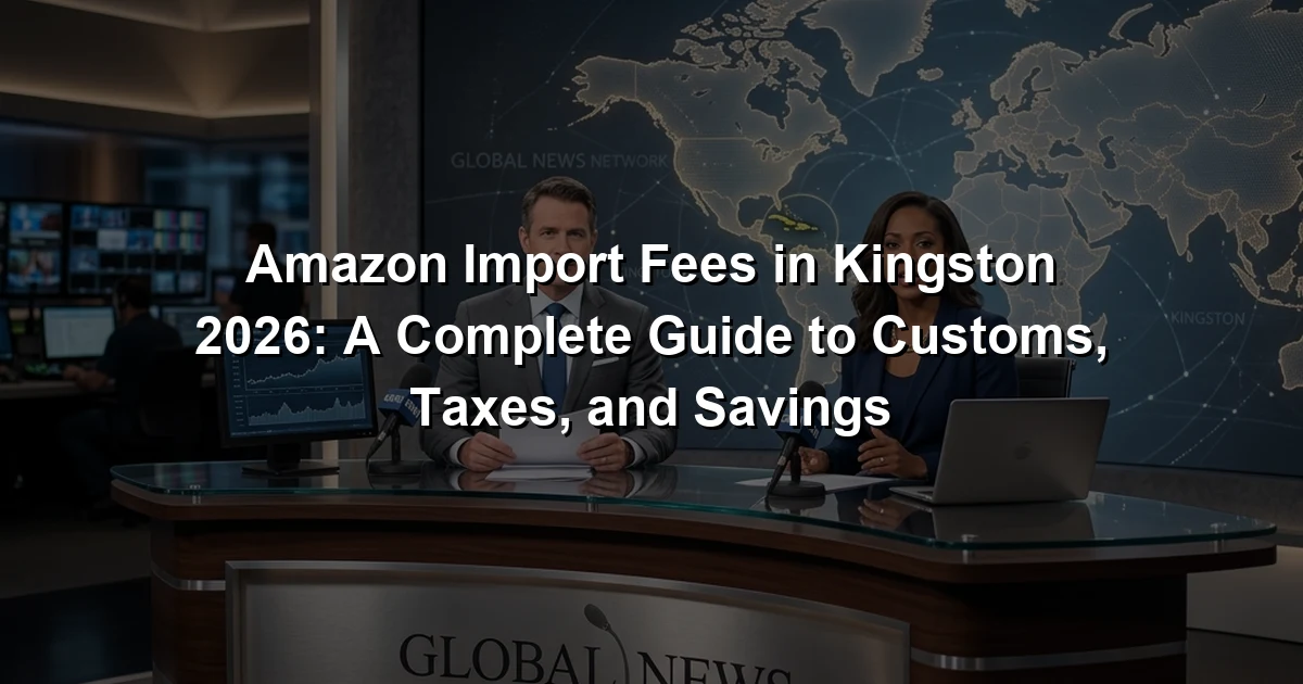 Amazon Import Fees in Kingston 2026: A Complete Guide to Customs, Taxes, and Savings