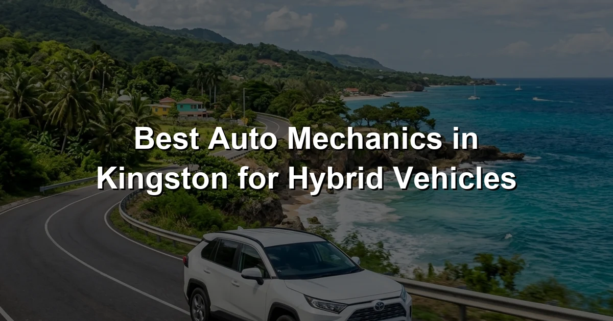 Best Auto Mechanics in Kingston for Hybrid Vehicles
