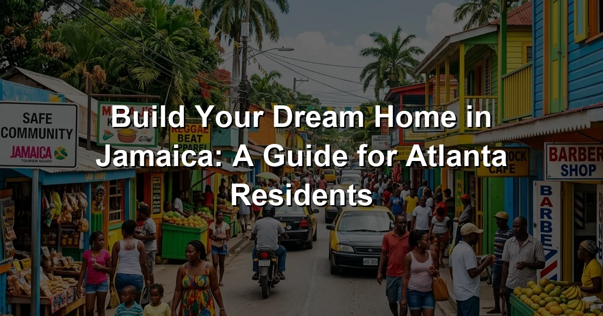 Build Your Dream Home in Jamaica: A Guide for Atlanta Residents