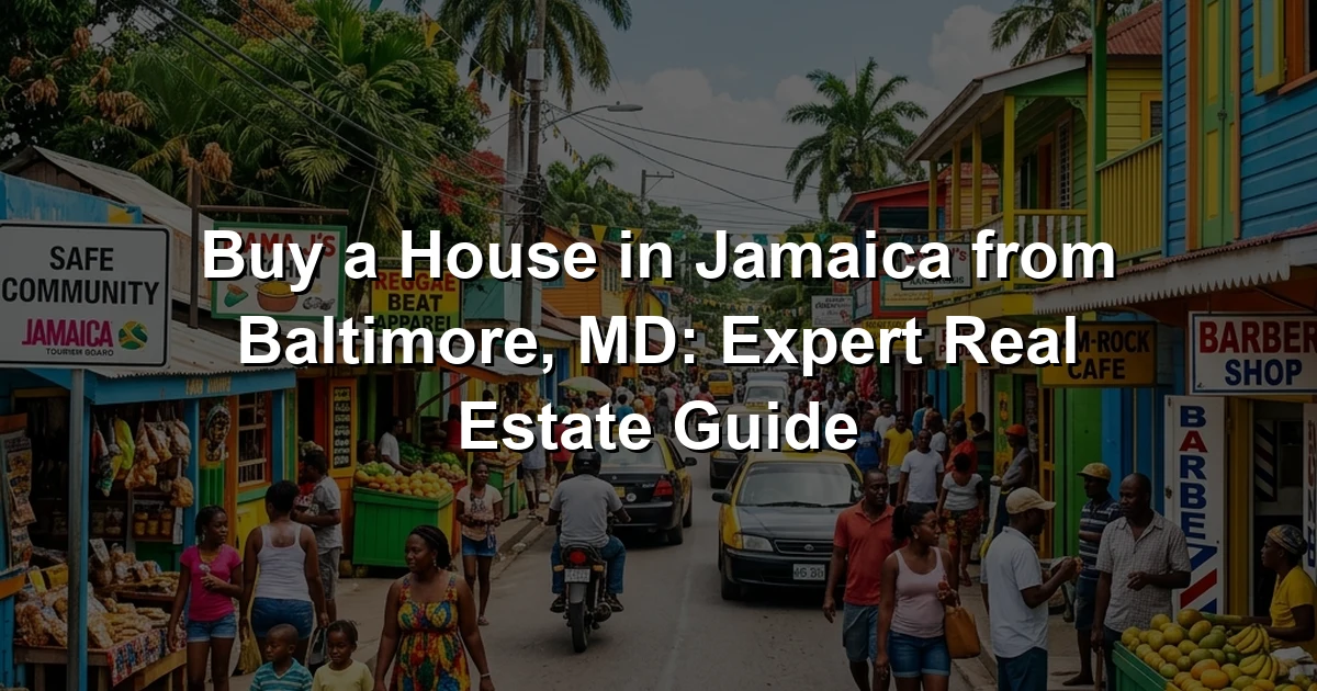 Buy a House in Jamaica from Baltimore, MD: Expert Real Estate Guide
