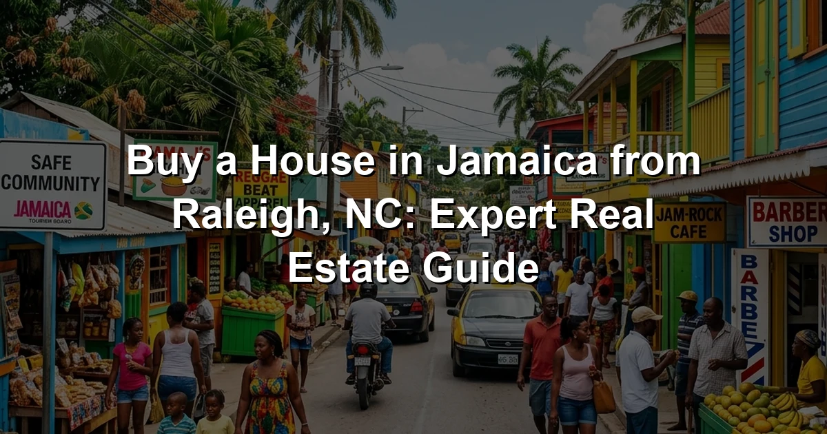 Buy a House in Jamaica from Raleigh, NC: Expert Real Estate Guide