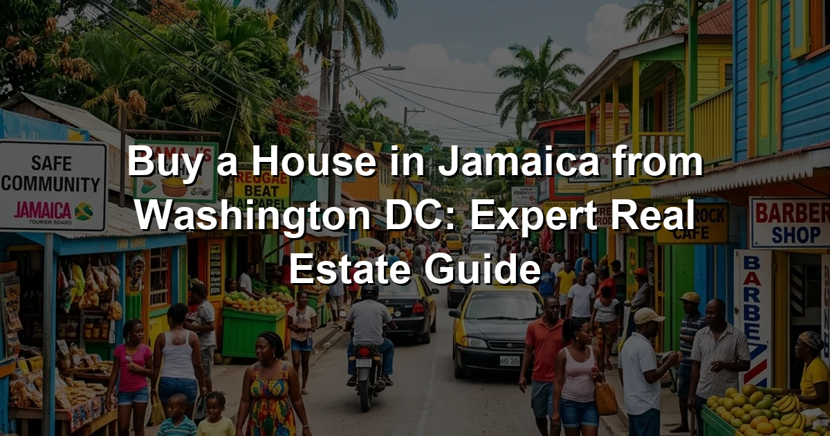 Buy a House in Jamaica from Washington DC: Expert Real Estate Guide
