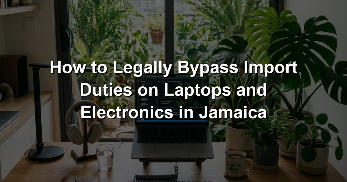 How to Legally Bypass Import Duties on Laptops and Electronics in Jamaica