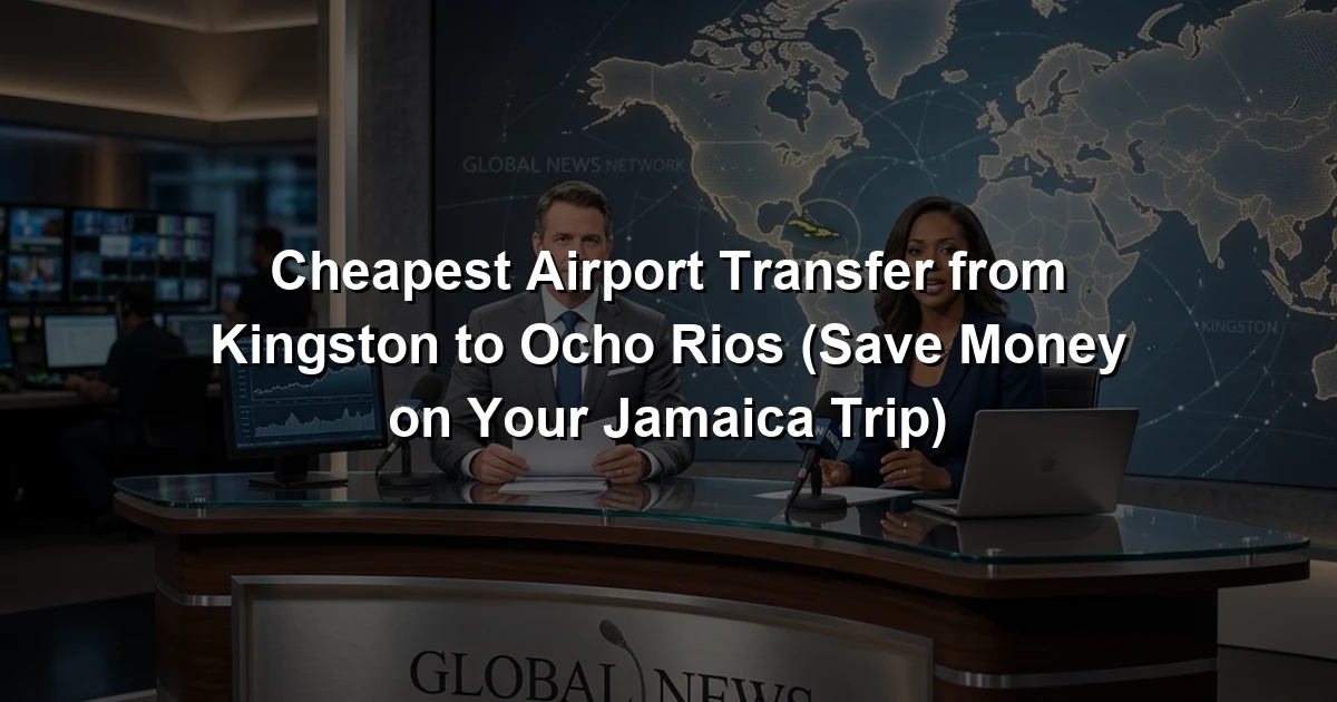 Cheapest Airport Transfer from Kingston to Ocho Rios (Save Money on Your Jamaica Trip)