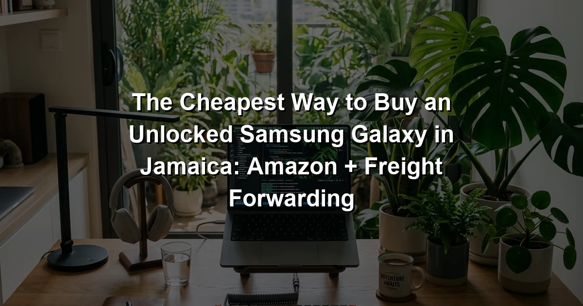 The Cheapest Way to Buy an Unlocked Samsung Galaxy in Jamaica: Amazon + Freight Forwarding