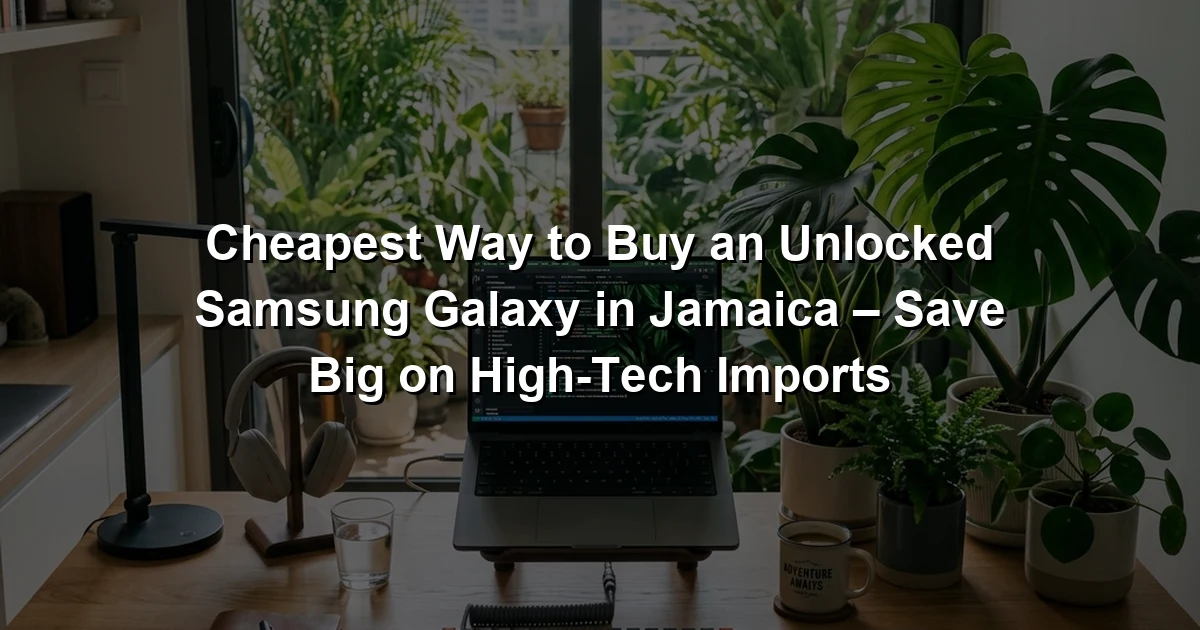 Cheapest Way to Buy an Unlocked Samsung Galaxy in Jamaica – Save Big on High-Tech Imports