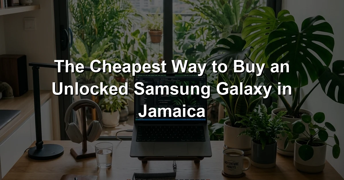 The Cheapest Way to Buy an Unlocked Samsung Galaxy in Jamaica: Amazon + Freight Forwarding