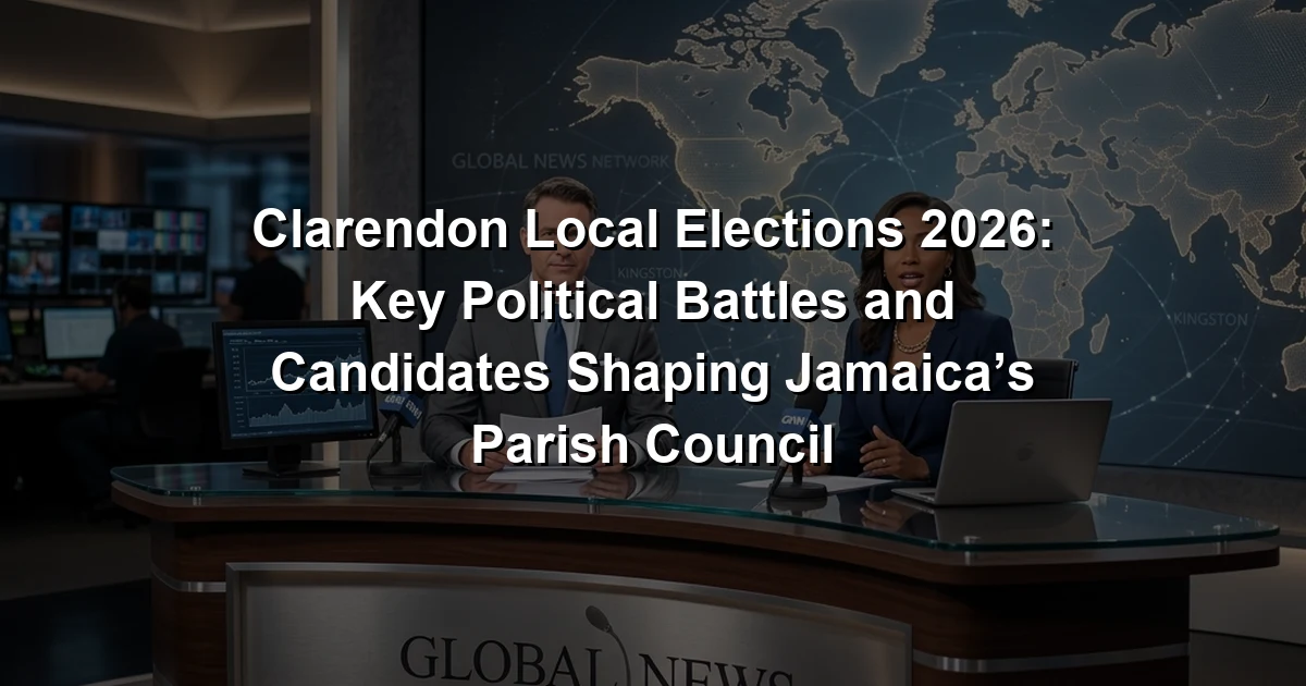 Clarendon Local Elections 2026: Key Political Battles and Candidates Shaping Jamaica’s Parish Council