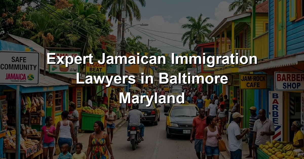 Expert Jamaican Immigration Lawyers in Baltimore Maryland