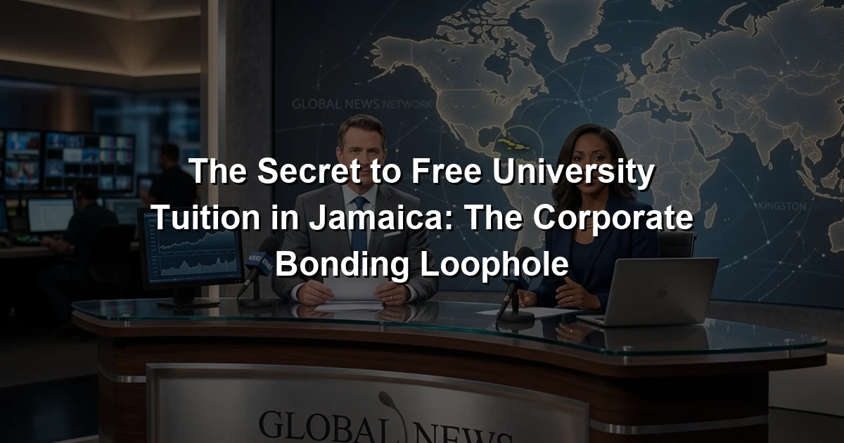 The Secret to Free University Tuition in Jamaica: The Corporate Bonding Loophole