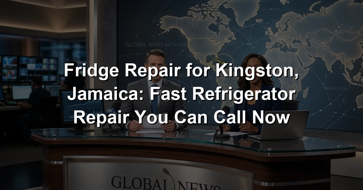 Fridge Repair for Kingston, Jamaica: Fast Refrigerator Repair You Can Call Now
