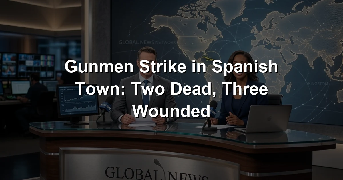 Gunmen Strike in Spanish Town: Two Dead, Three Wounded
